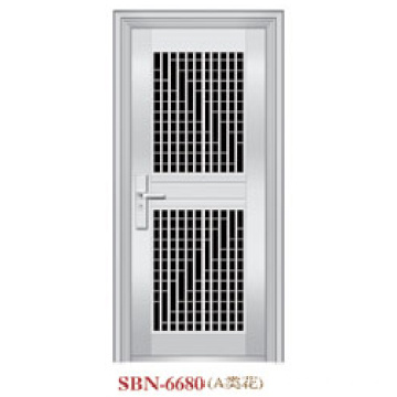 Porta de aço inoxidável para luz solar externa (SBN-6680)